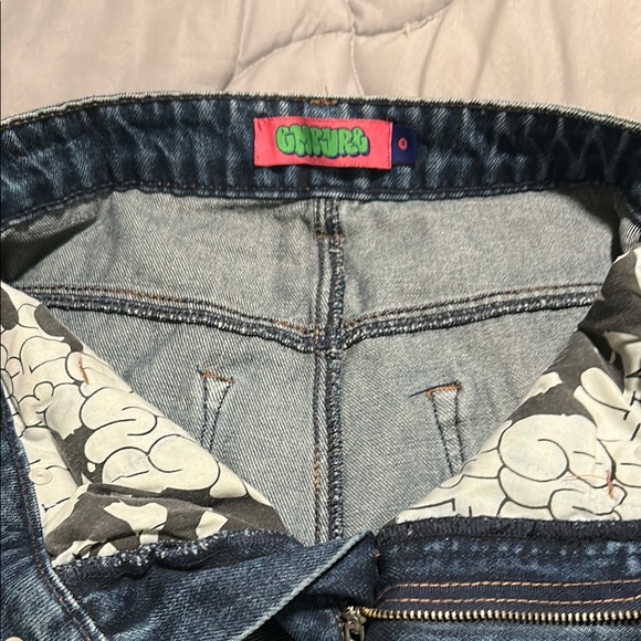 Empyre Blue Wide Leg Jeans - Picture 9 of 10